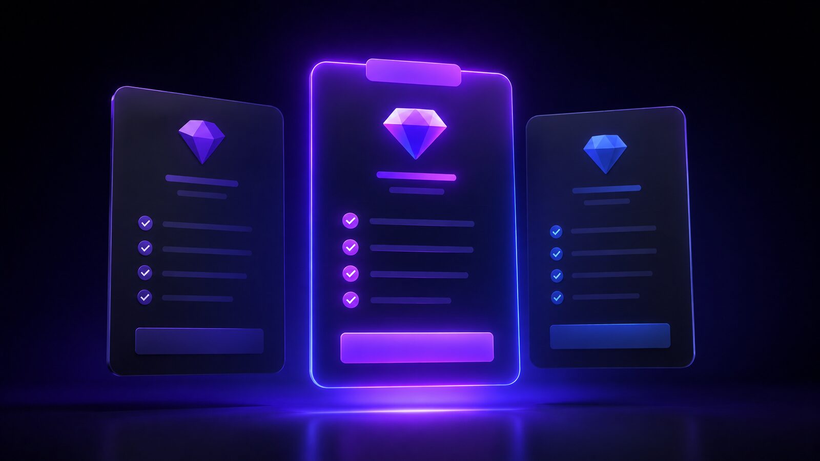 Three pricing plan tiers with Professional Most Popular highlighted